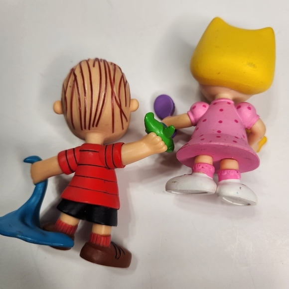 Peanuts Characters Figures Set 5 Lucy Linus Franklin Schroeder Peppermint Patty - Picture 9 of 10